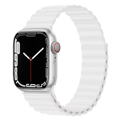 Silicone Magnetic Bracelet for Apple Watch Band iWatch Series Ultra3/11/10/9/8/7/6/5/4/SE