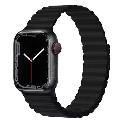 Silicone Magnetic Bracelet for Apple Watch Band iWatch Series Ultra3/11/10/9/8/7/6/5/4/SE