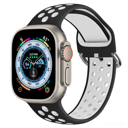 Silicone Sports Bracelet for Apple Watch Band iWatch Series Ultra3/2/11/10/9/8/7/6/5/4/SE