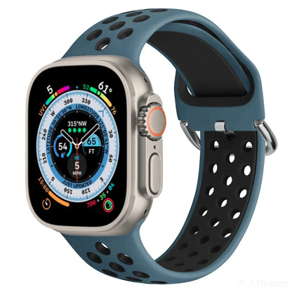 Silicone Sports Bracelet for Apple Watch Band iWatch Series Ultra3/2/11/10/9/8/7/6/5/4/SE