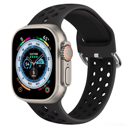 Silicone Sports Bracelet for Apple Watch Band iWatch Series Ultra3/2/11/10/9/8/7/6/5/4/SE