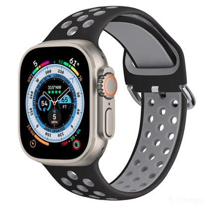 Silicone Sports Bracelet for Apple Watch Band iWatch Series Ultra3/2/11/10/9/8/7/6/5/4/SE