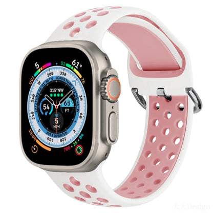 Silicone Sports Bracelet for Apple Watch Band iWatch Series Ultra3/2/11/10/9/8/7/6/5/4/SE