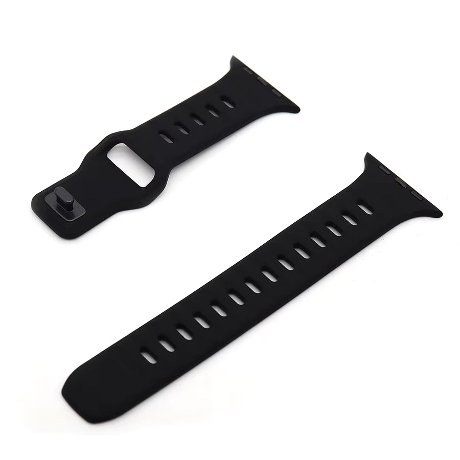 Silicone Sports Strap for Apple Watch Band iWatch Series Ultra2/11/10/9/8/7/6/5/4/3/SE2