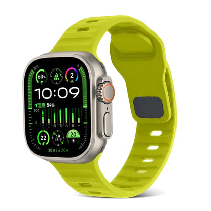 Silicone Sports Strap for Apple Watch Band iWatch Series Ultra2/11/10/9/8/7/6/5/4/3/SE2
