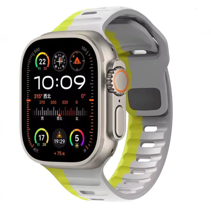 Silicone Sports Strap for Apple Watch Band iWatch Series Ultra2/11/10/9/8/7/6/5/4/3/SE2
