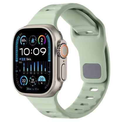 Silicone Sports Strap for Apple Watch Band iWatch Series Ultra2/11/10/9/8/7/6/5/4/3/SE2