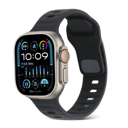 Silicone Sports Strap for Apple Watch Band iWatch Series Ultra2/11/10/9/8/7/6/5/4/3/SE2