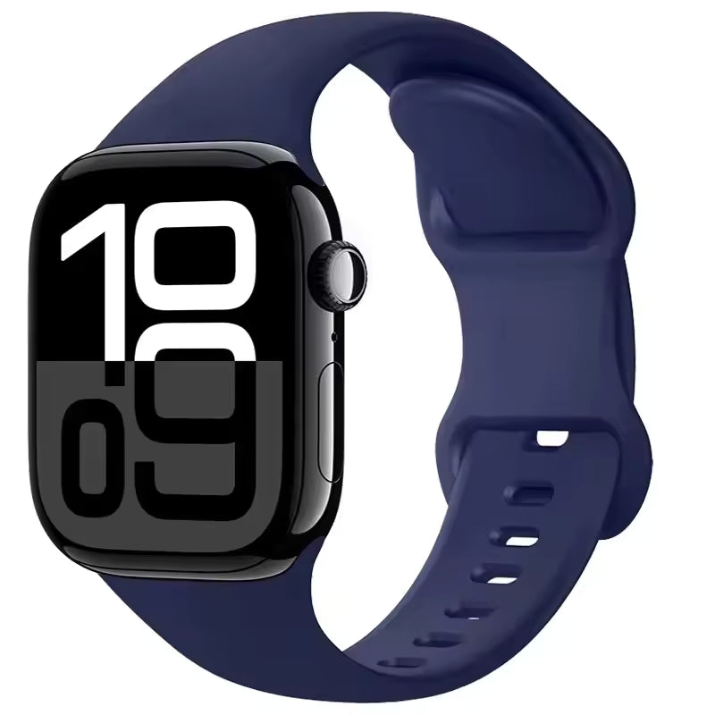 Silicone Strap for Apple Watch Band iWatch Series Ultra2/11/10/9/8/7/6/5/4/3/SE2