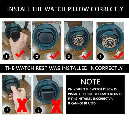 Single Slot Automatic Watch Winder with Mabuchi Mute Motor - Automatic Watch Storage Box