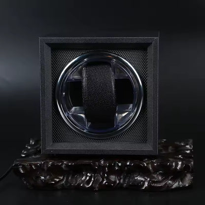 Single Slot Watch Winder with Mabuchi Motor -  Wooden Shaker Watch Box