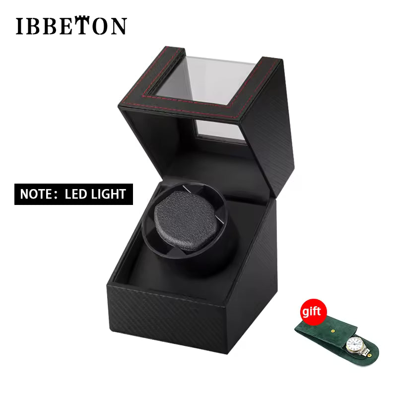 Single Slot Watch Winder with Mute Electric Swing - Watch Shaker, Mechanical Watch Box