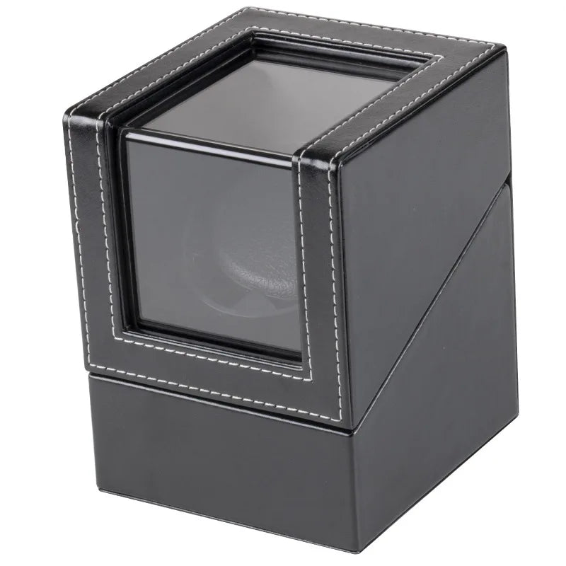 Single Slot Watch Winder with Mute Electric Swing - Watch Shaker, Mechanical Watch Box