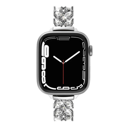 Slim Metal Diamond Bracelet for Apple Watch Band iWatch Series Ultra2/10/9/8/7/6/5/4/3/SE