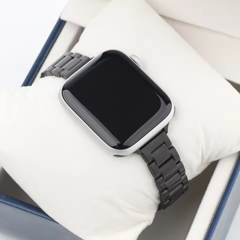 Slim Stainless Steel Bracelet for Apple Watch Band iWatch Series Ultra 3/211/10/9/8/7/6/5/4/SE