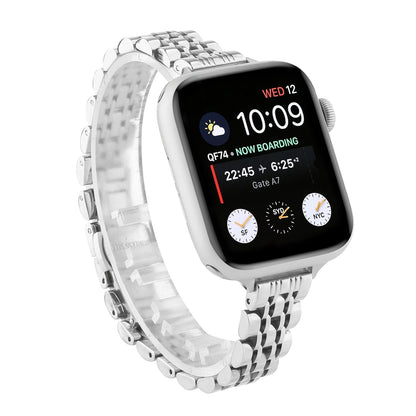 Slim Stainless Steel Bracelet for Apple Watch Band iWatch Series Ultra 3/211/10/9/8/7/6/5/4/SE