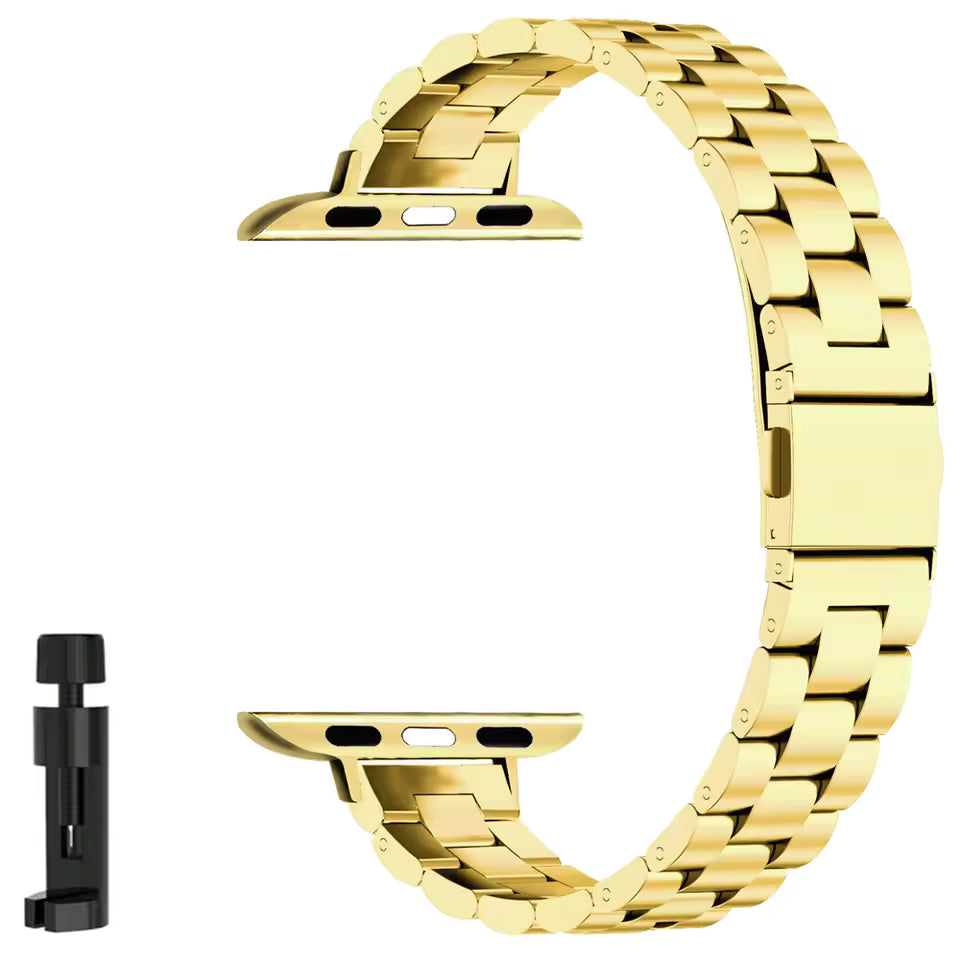 Slim Stainless Steel Bracelet for Apple Watch Ultra3 Band 49mm 45mm 44mm 42mm 41mm 40mm 46mm Series 11/10/9/8/7/6/5/4/SE3