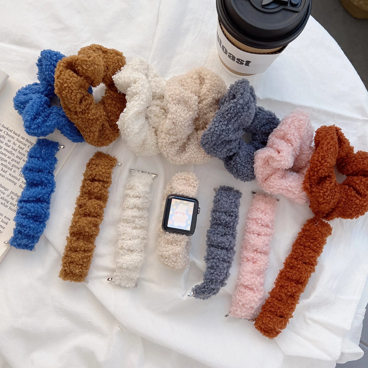 Soft Plush Loop Bracelet for Apple Watch Band iWatch Series Ultra/8/7/6/5/4/3/SE