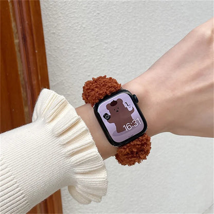 Soft Plush Loop Bracelet for Apple Watch Band iWatch Series Ultra/8/7/6/5/4/3/SE
