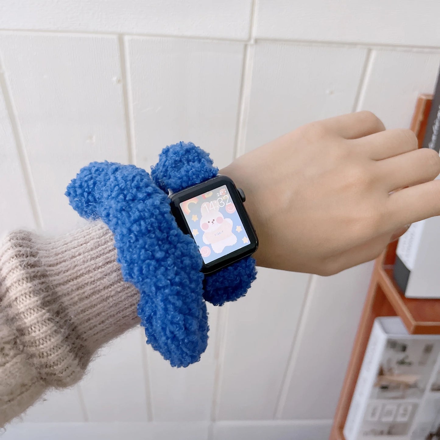 Soft Plush Loop Bracelet for Apple Watch Band iWatch Series Ultra/8/7/6/5/4/3/SE