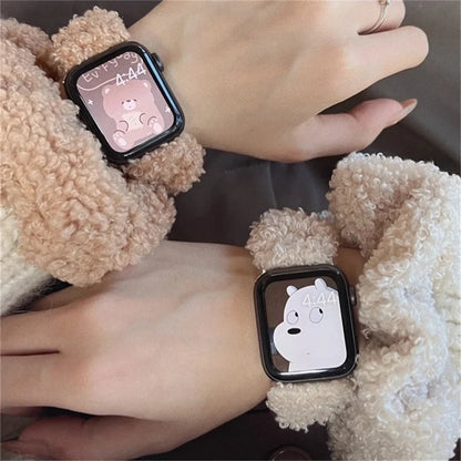 Soft Plush Loop Bracelet for Apple Watch Band iWatch Series Ultra/8/7/6/5/4/3/SE
