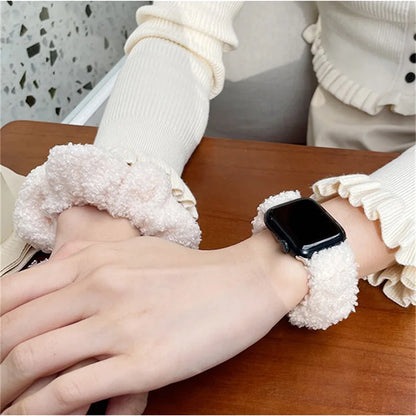 Soft Plush Loop Bracelet for Apple Watch Band iWatch Series Ultra/8/7/6/5/4/3/SE