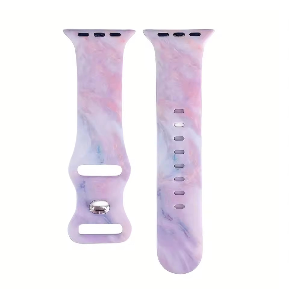 Soft Silicone Bracelet for Apple Watch Ultra3 Band 45mm 44mm 46mm 42mm 40mm 41mm Series 11/10/9/8/7/6/5/4/SE3