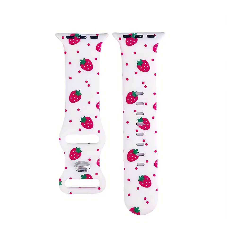 Soft Silicone Bracelet for Apple Watch Ultra3 Band 45mm 44mm 46mm 42mm 40mm 41mm Series 11/10/9/8/7/6/5/4/SE3