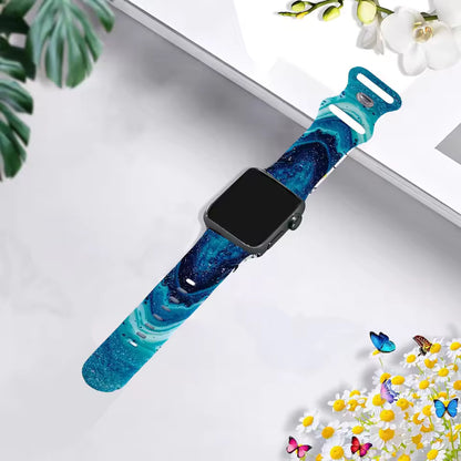 Soft Silicone Bracelet for Apple Watch Ultra3 Band 45mm 44mm 46mm 42mm 40mm 41mm Series 11/10/9/8/7/6/5/4/SE3