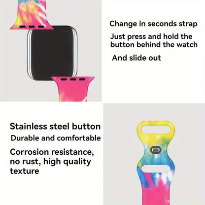 Soft Silicone Bracelet for Apple Watch Ultra3 Band 45mm 44mm 46mm 42mm 40mm 41mm Series 11/10/9/8/7/6/5/4/SE3