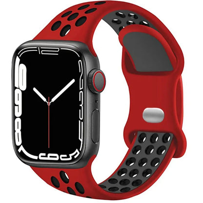 Soft Silicone Sport Strap for Apple Watch Ultra 3/2 Band 46mm 42mm 45mm 44mm 40mm 41mm 49mm Series 11/10/9/8/7/6/5/4/SE3