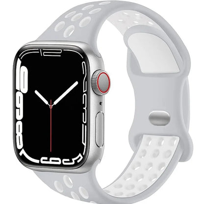 Soft Silicone Sport Strap for Apple Watch Ultra 3/2 Band 46mm 42mm 45mm 44mm 40mm 41mm 49mm Series 11/10/9/8/7/6/5/4/SE3