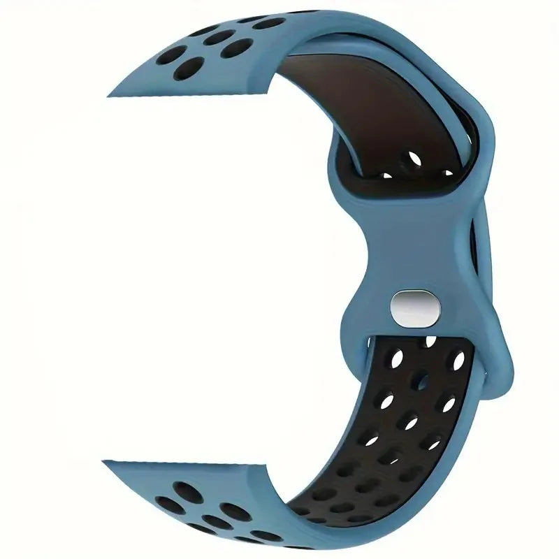 Soft Silicone Sport Strap for Apple Watch Ultra 3/2 Band 46mm 42mm 45mm 44mm 40mm 41mm 49mm Series 11/10/9/8/7/6/5/4/SE3