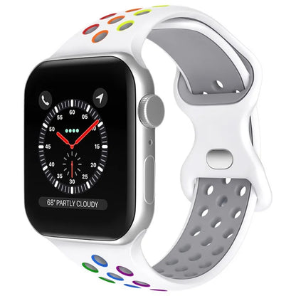 Soft Silicone Sport Strap for Apple Watch Ultra 3/2 Band 46mm 42mm 45mm 44mm 40mm 41mm 49mm Series 11/10/9/8/7/6/5/4/SE3