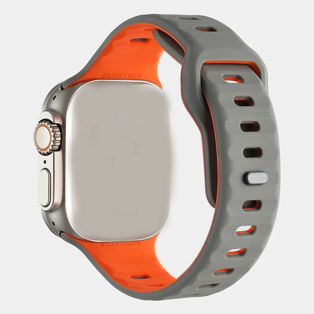 Soft Silicone Strap for Apple Watch Ultra3 Band 49mm 44mm 45mm 46mm 42mm Series 11/10/9/8/7/6/5/4/SE