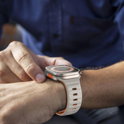 Soft Silicone Strap for Apple Watch Ultra3 Band 49mm 44mm 45mm 46mm 42mm Series 11/10/9/8/7/6/5/4/SE