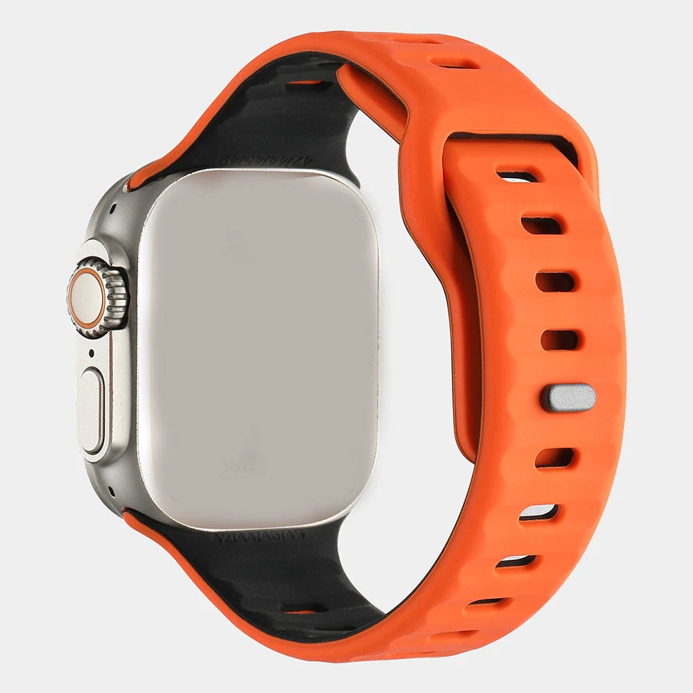 Soft Silicone Strap for Apple Watch Ultra3 Band 49mm 44mm 45mm 46mm 42mm Series 11/10/9/8/7/6/5/4/SE
