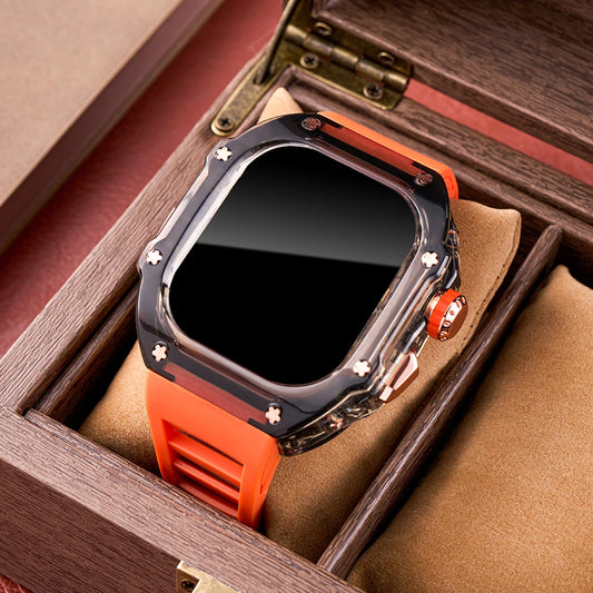 Sports Soft Silicone Strap+Case for Apple Watch Ultra 1/2/3 Band 49mm