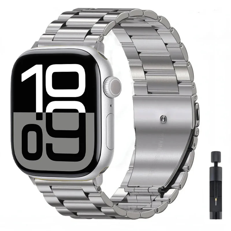 Stainless Steel Bracelet for Apple Watch Band iWatch Series 11/10/9/8/7/6/5/4/SE/3/Ultra