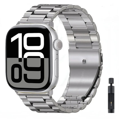 Stainless Steel Bracelet for Apple Watch Band iWatch Series 11/10/9/8/7/6/5/4/SE/3/Ultra