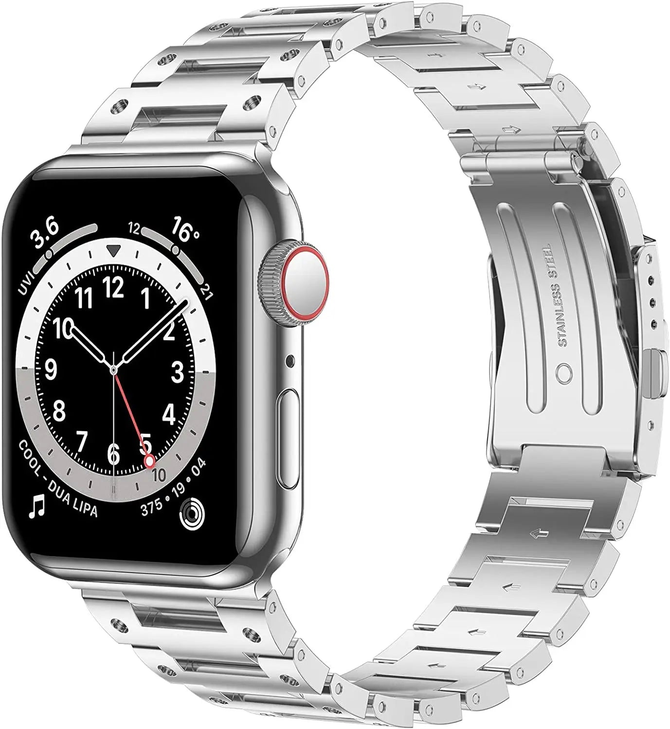 Stainless Steel Business Strap for Apple Watch Band iWatch Series Ultra2/10/9/8/7/6/5/4/SE