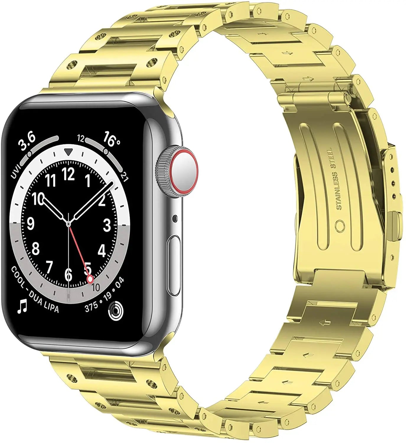 Stainless Steel Business Strap for Apple Watch Band iWatch Series Ultra2/10/9/8/7/6/5/4/SE