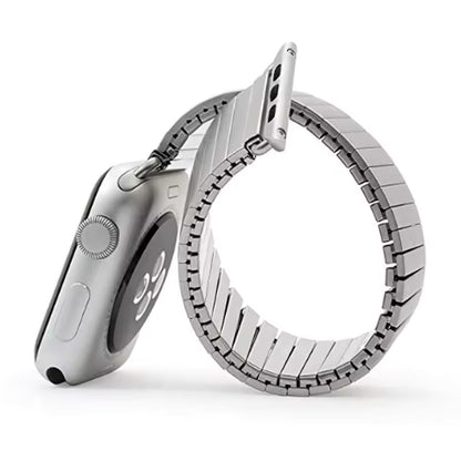 Stainless Steel Elastic Bracelet for Apple Watch Band iWatch Series Ultra/2/10/9/8/7/6/5/4/3/SE
