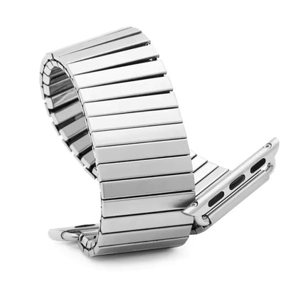 Stainless Steel Elastic Bracelet for Apple Watch Band iWatch Series Ultra/2/10/9/8/7/6/5/4/3/SE