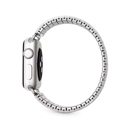Stainless Steel Elastic Bracelet for Apple Watch Band iWatch Series Ultra/2/10/9/8/7/6/5/4/3/SE