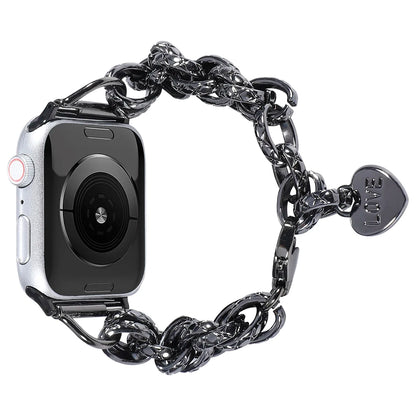 Stainless Steel Heart Bracelet for Apple Watch Band iWatch Series 9/8/7/6/5/4/3/SE