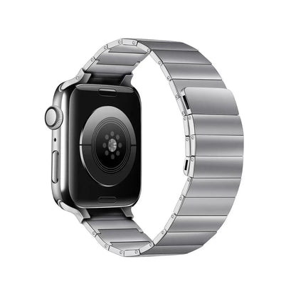 Stainless Steel Magnetic Link Bracelet for Apple Watch Band iWatch Series Ultra/2/10/9/8/7/6/5/4/3/SE