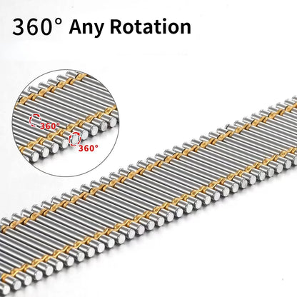 Stainless Steel Magnetic Loop Link Bracelet for Apple Watch Band Ultra/10/9/8/7/6/5/4/SE