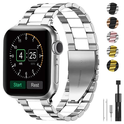 Stainless Steel Strap for Apple Watch Band iWatch Series Ultra/10/9/8/7/6/5/4/SE