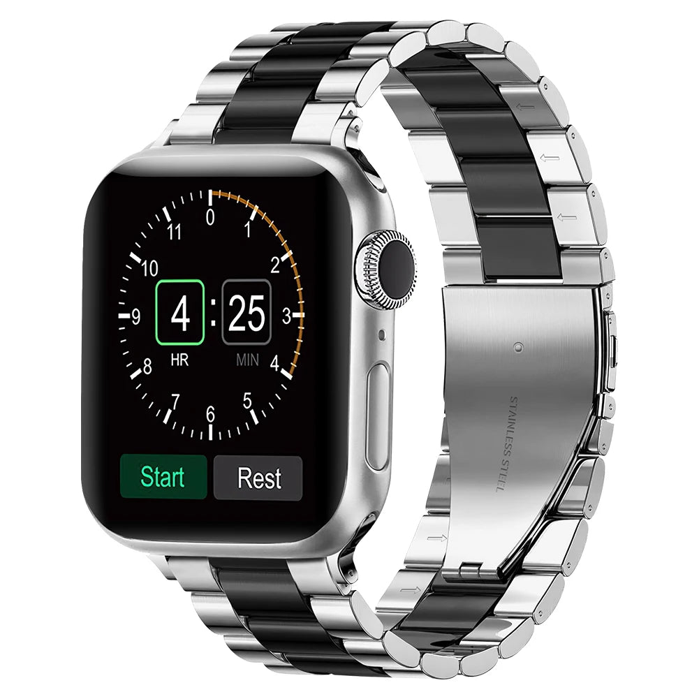 Stainless Steel Strap for Apple Watch Band iWatch Series Ultra/10/9/8/7/6/5/4/SE